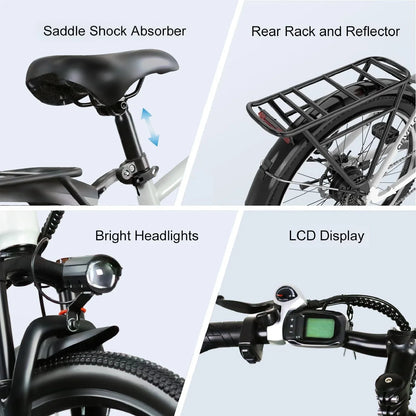 Jaguar eBike Dual suspension 500W Motor 6 Months Free Service