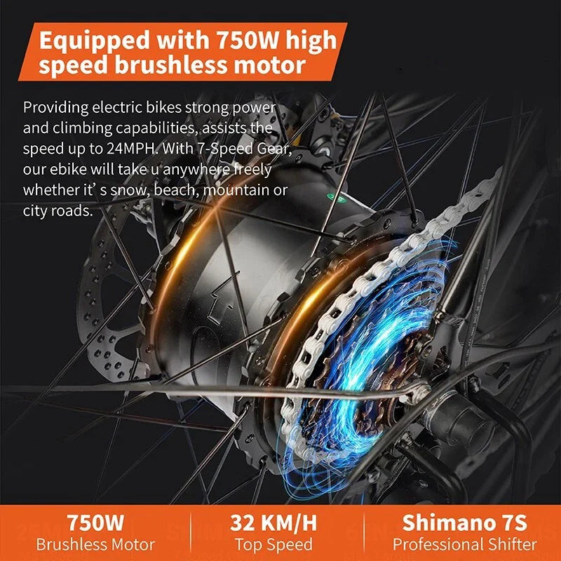 XMen eBike 48V 17.5Ah Battery 6 Months Free Service