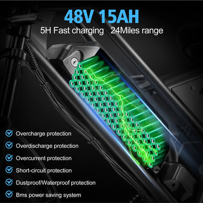 Titan ebike 15Ah eBike 48V 6 Months Free Service