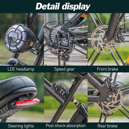 Falcon eBike Hydraulic Brake 48V 15Ah Battery 6 Months Free Service