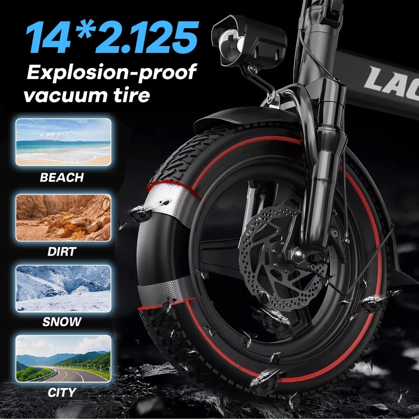 Kong Super Compact eBike 48V 12.5AH Max Speed 50KM/H Folding 6 Months Free Service