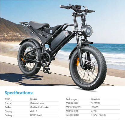 Titan ebike 15Ah eBike 48V 6 Months Free Service