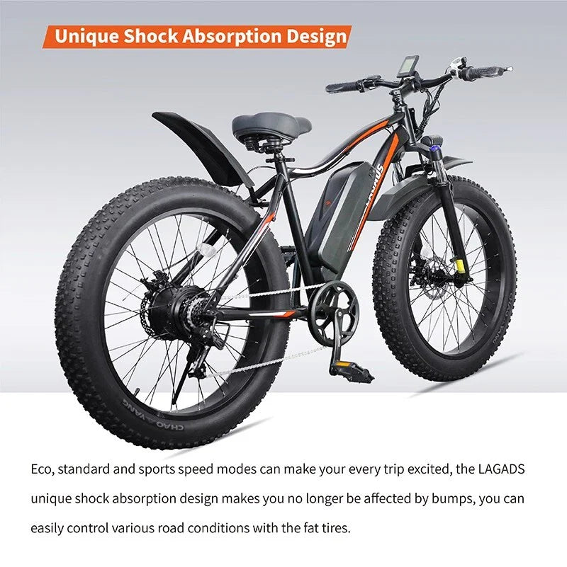 Thunder eBike Fat Wheel 48v14.5Ah 6 Months Free Service