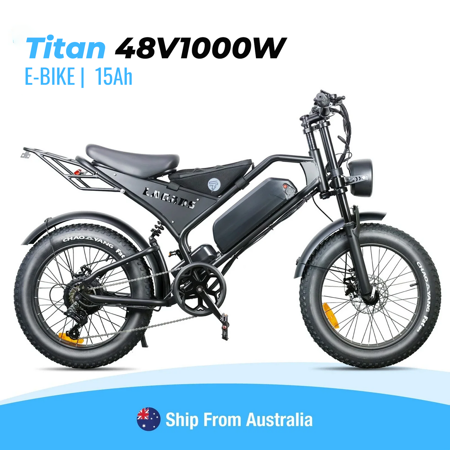 Titan ebike 15Ah eBike 48V 6 Months Free Service