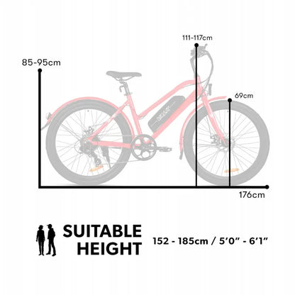 VALK Vista 26" - Step-Through Electric Bike