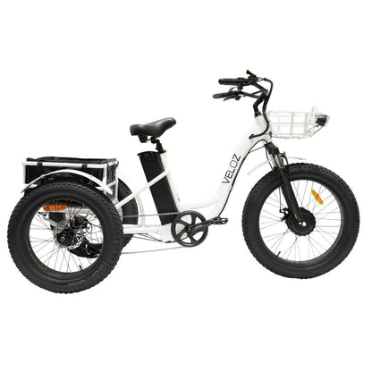 Veloz Electric Trike Bike 500w Motor 120 Km Autonomy 150 Kilos weight load | 6 Months Free Service | Approved NDIS - EOzzie Electric Vehicles