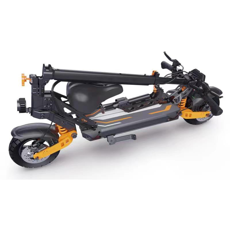 a folded veloz g3 electric scooter