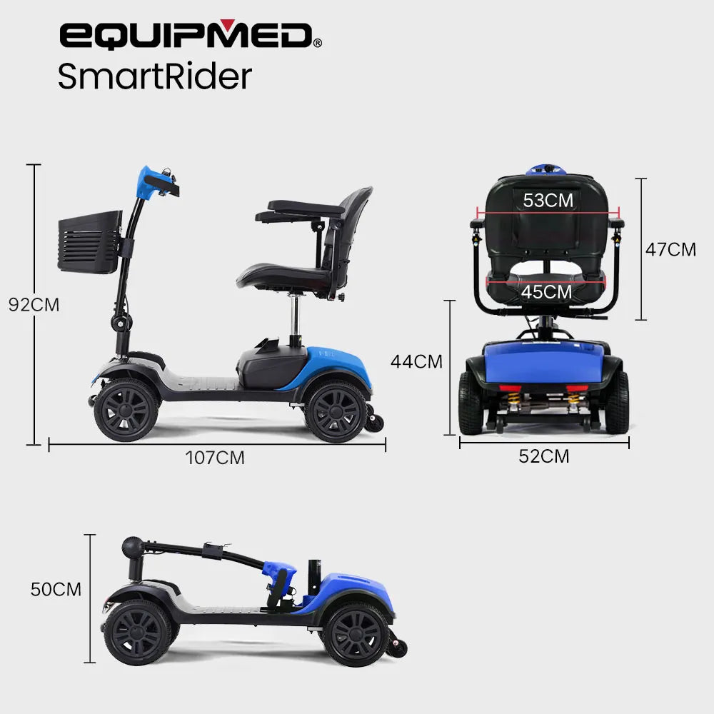 Veloz Speedy Blue and Black - 230W Mobility E-Scooter